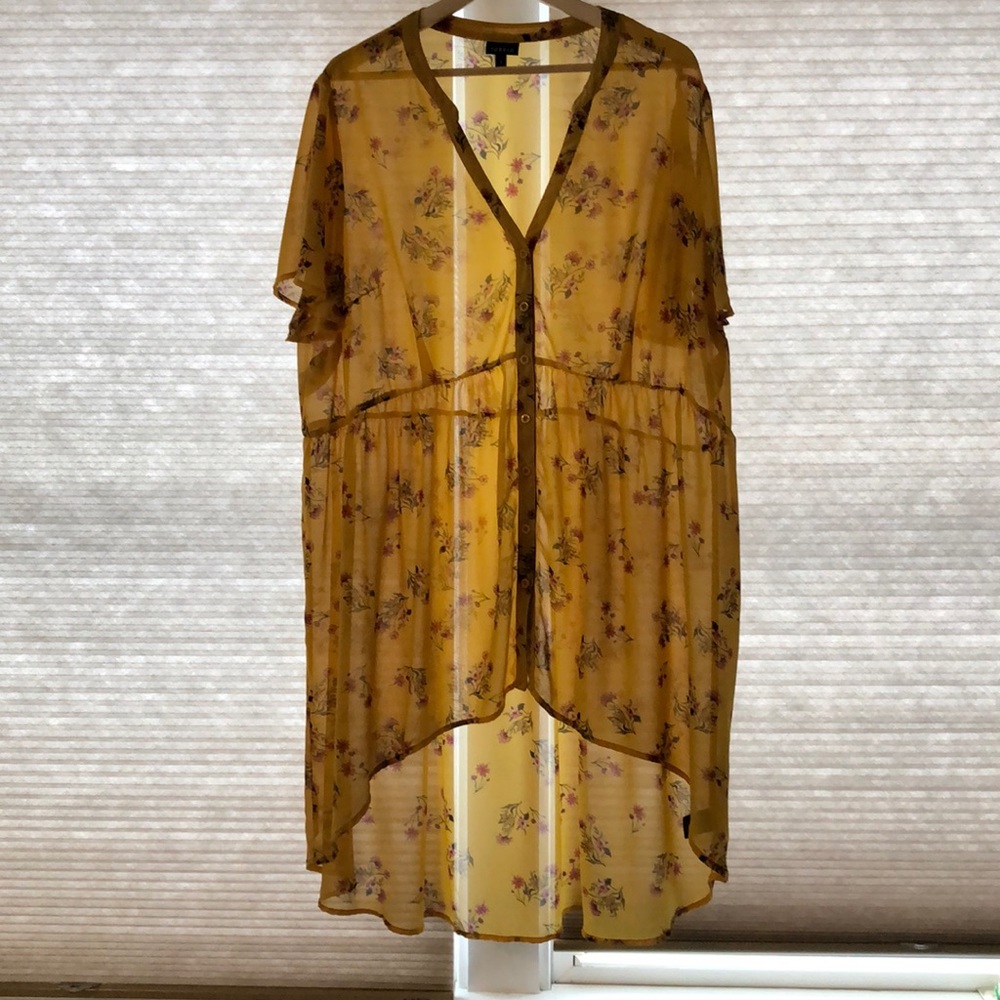 Yellow sheet high/low top